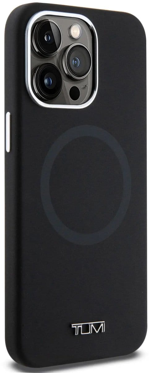 Tumi Back cover - Geschikt voor iPhone 15 Pro - Zwart - MagSafe - Slank en Beschermend