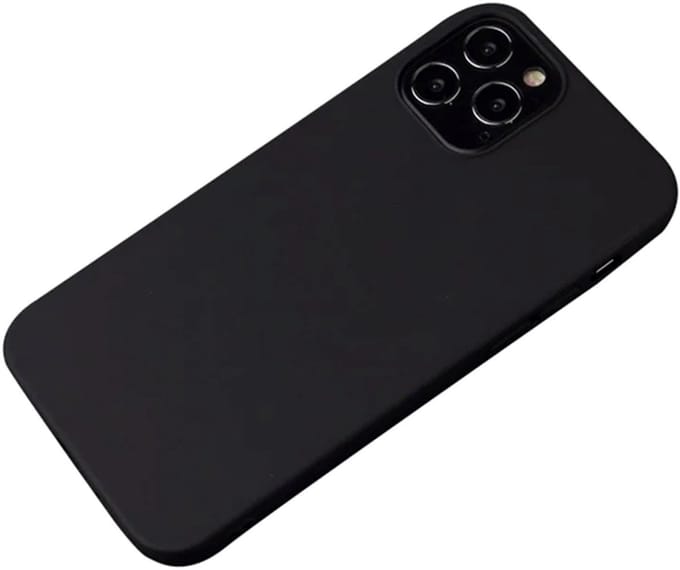 Cityhoesje - iPhone 15 Pro Max - Soft TPU Backcase - Matte Finish Coating Anti-Scratch – Zwart