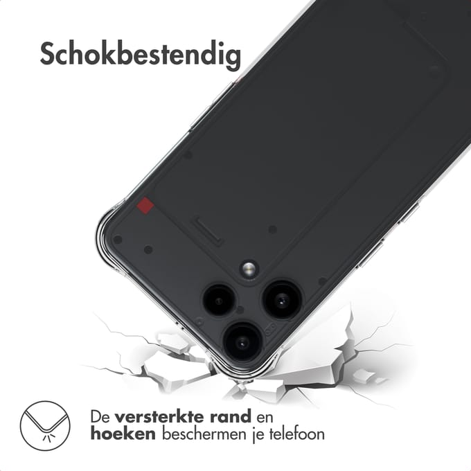 imoshion Hoesje - Geschikt voor Nothing Phone (3a) Lite - Shockproof Case - Transparant