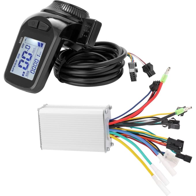 24 V-48 V/36 V-60 V 350 W Motor Borstelloze Controller LCD Display Duim gaspedaal Elektrische Fietsen type 1