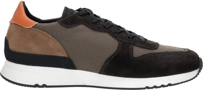 PME Legend Orville Sneakers Laag - donkerbruin - Maat 40