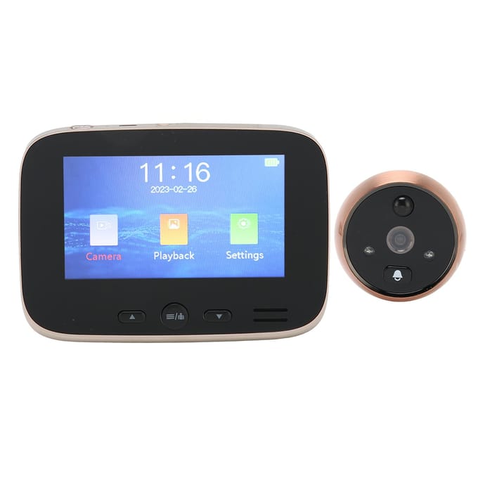 4,3 inch Deur Digitale Viewer Slim Nachtzicht Spionnetje 1080p High Definition Camera voor Thuis