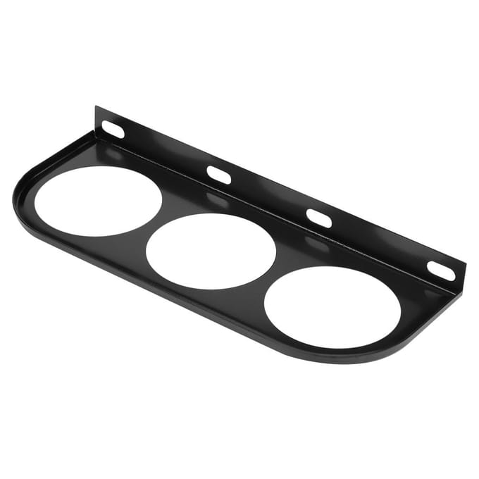 52mm 2 Inch Universele Multi-gat Meter Gauge Pilaarbevestiging Pod Houder Beugel Black black