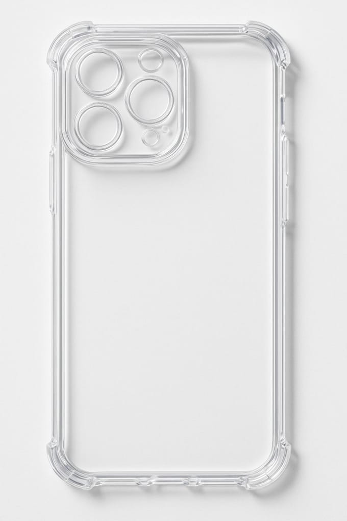 Ceezs TPU Shock Case met Camerabescherming – Geschikt voor iPhone 15 Pro – Transparant