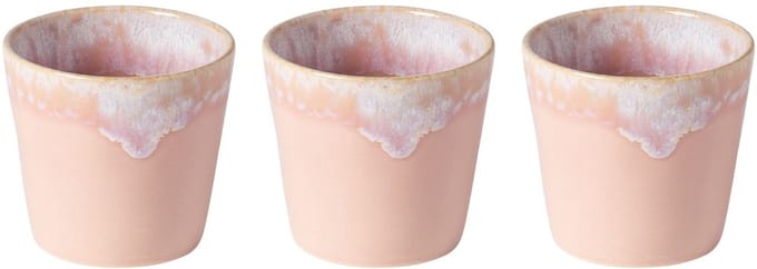 Costa Nova Koffiekopjes Grespresso Soft Pink 190 ml - 3 stuks