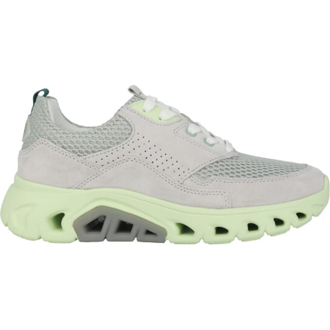Gabor rollingsoft sensitive 26.935.53 - dames rollende wandelsneaker - Grijs - maat 37 (EU) 4 (UK)