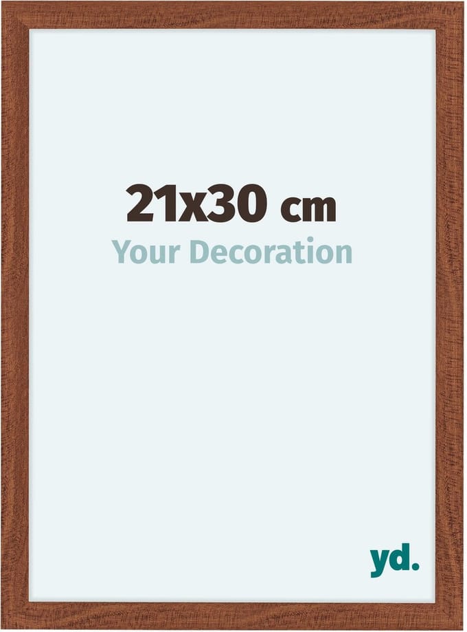 Your Decoration - Fotolijst 21x30 cm - MDF - Walnoot - Como