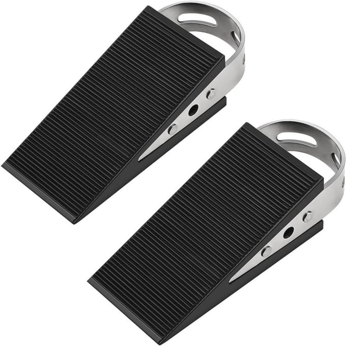 Zware Deurstopper Met Antislip Rubber Voor Binnengebruik – 2 Stuks