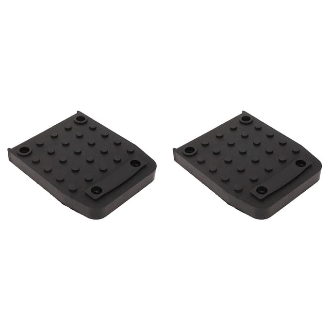 2 STUKS Gipsplaat Stelzool Antislip Pads Nylon en PVC Gipsplaat Stelzool Voetpads voor Constructie black