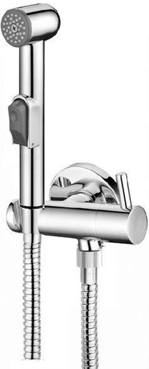 Aqualine Bidets - Opbow bidetkraan met handdouche, chroom SK215