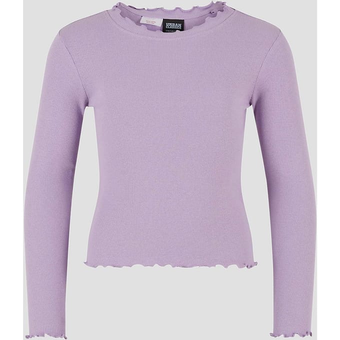 Urban Classics Short Rib Kids Longsleeve