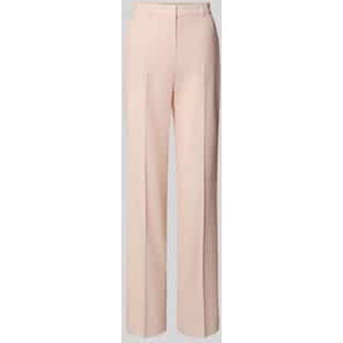 Regular fit wijdte broek van zuivere scheerwol