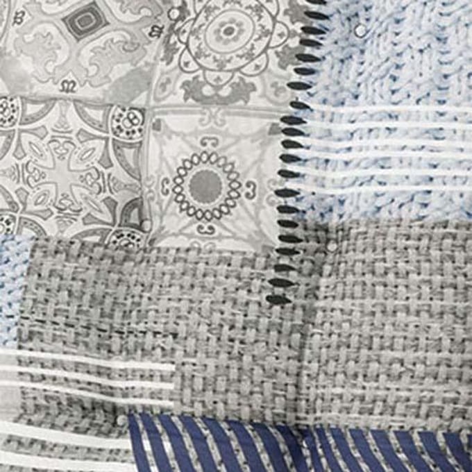 Madison Florance zitkussen 47x47 cm Kell blue