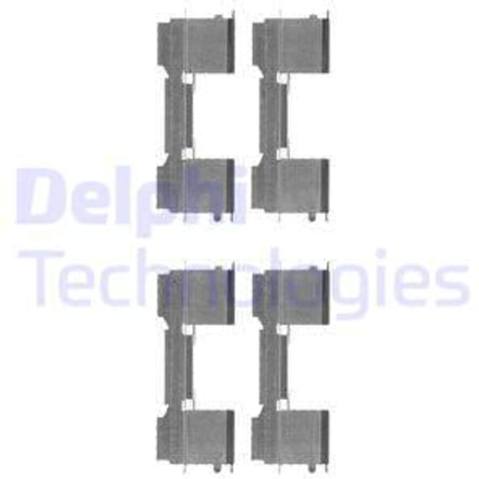 Toebehorenset, schijfremblok DELPHI LX0478