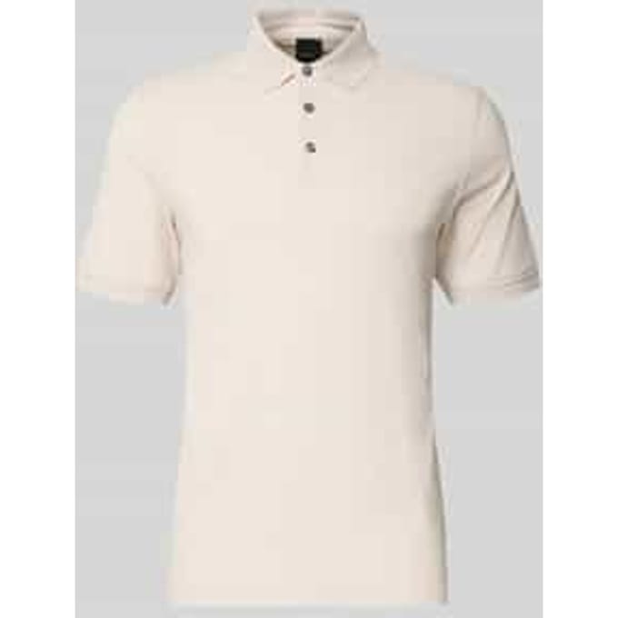 Bugatti Herren Poloshirt met katoenen structuur