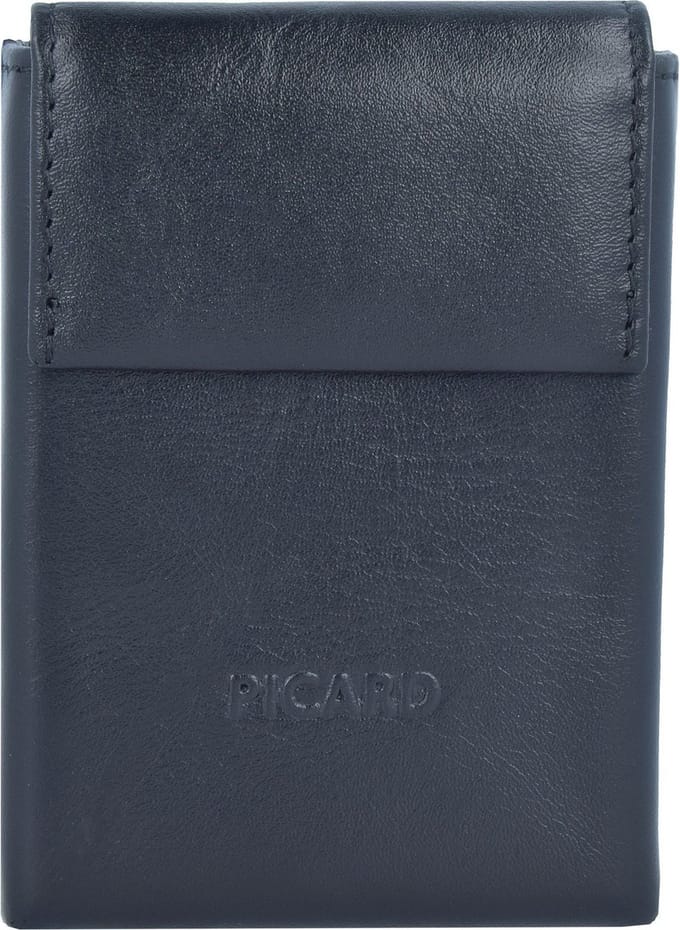 Picard Apache Kredietkaart etui Leer 7 cm - 7 Sleuven - schwarz