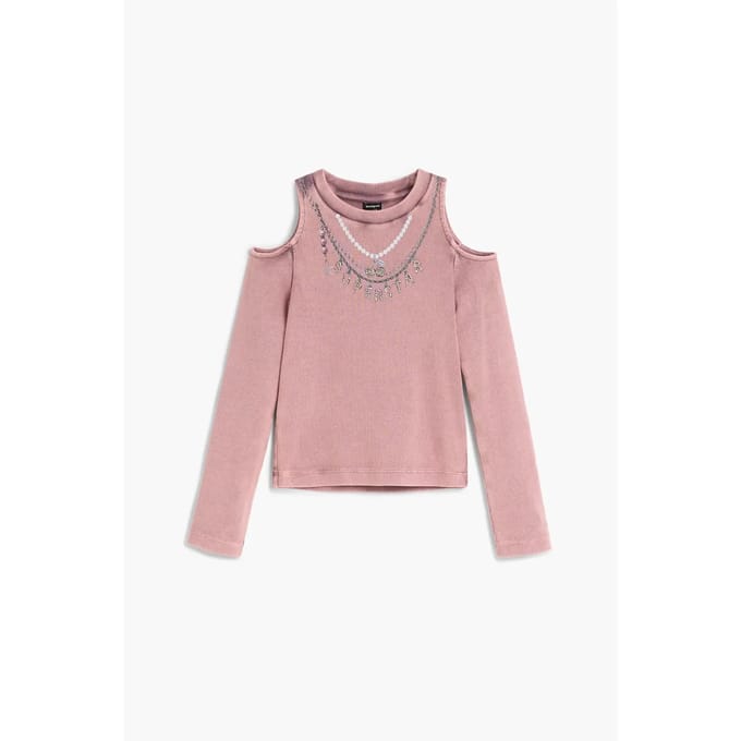 Meisjes-T-shirt met lange mouwen Desigual Star