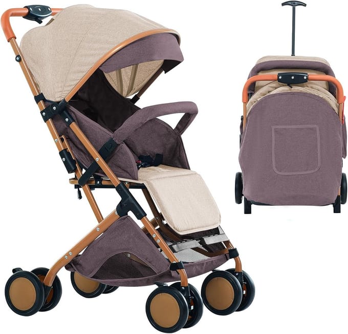 Veilig 3-in-1 Driewielfiets voor Baby's en Peuters tot 25 kg - Loopfiets met Duwstang