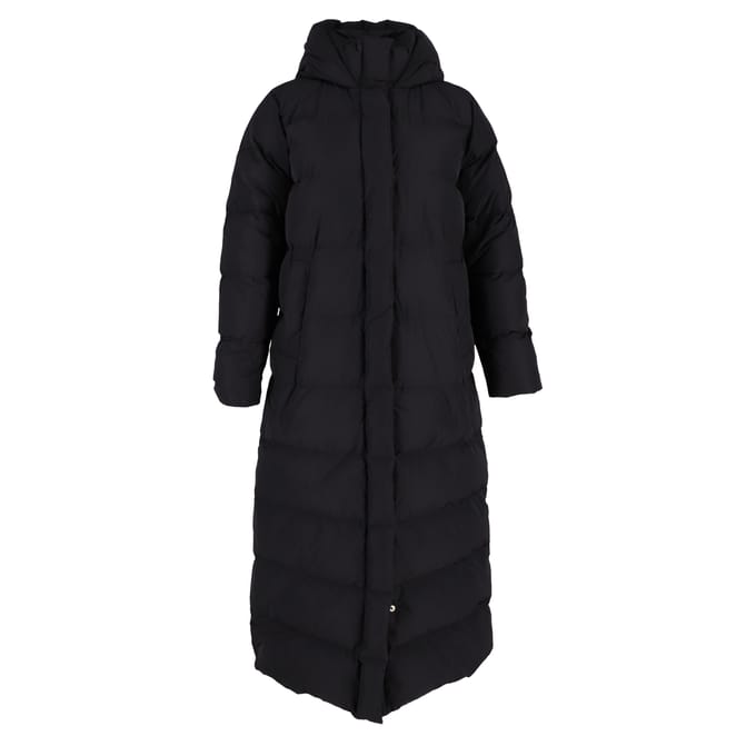 Max Mara gewatteerde donsjas in zwart polyamide