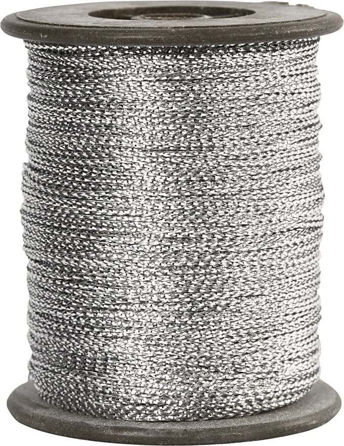 Creotime Zilverdraad, dikte 0,5 mm, zilver, 100 m