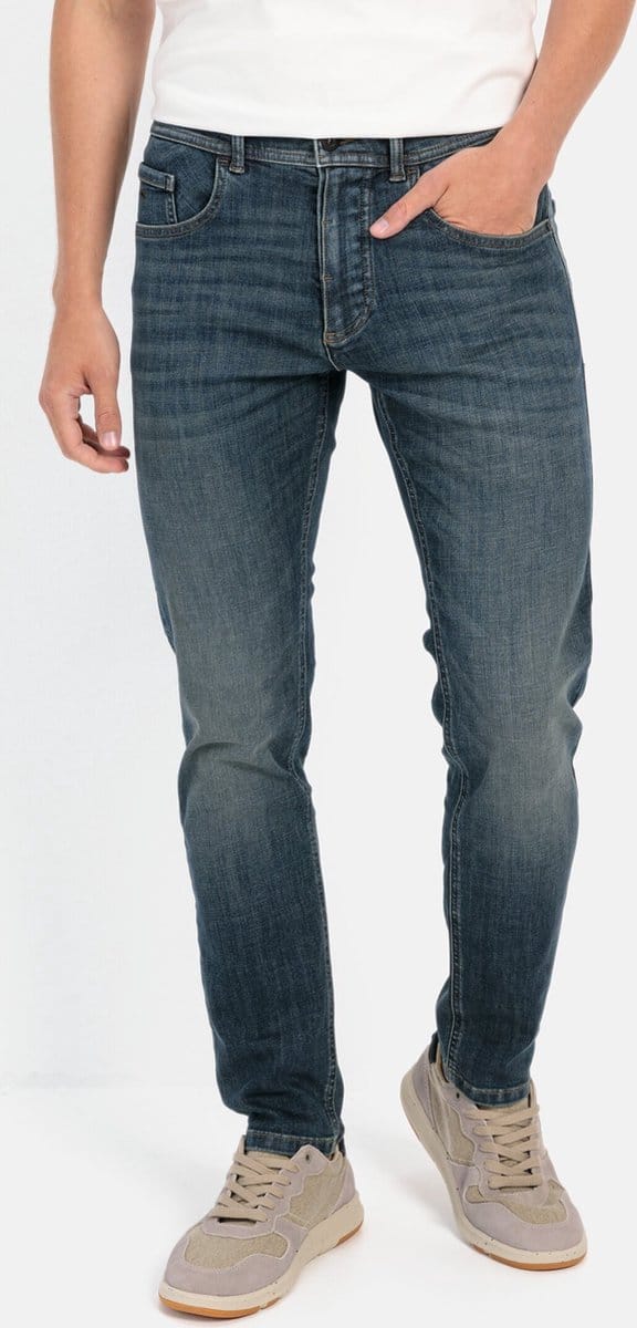 camel active Regular Fit fleXXXactive® Jeans - Maat menswear-36/32 - Blauw