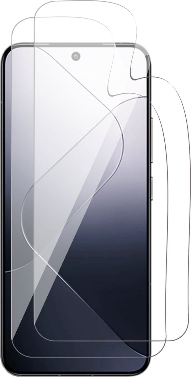 Screenprotector geschikt voor Xiaomi 14 - 2x FlexGuard Screen Protector
