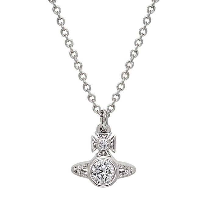 Collier avec pendentif Orb Vivienne Westwood 6302027802P102SMP102 Silver|F|Box gray