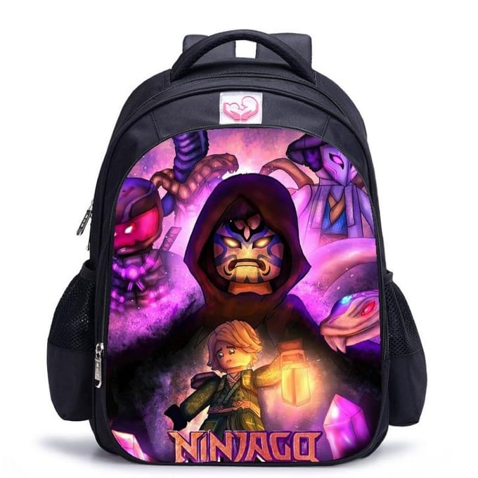 Lego Ninjago Seizoen 5 Cartoon Print Zwarte Rugzak black - medium