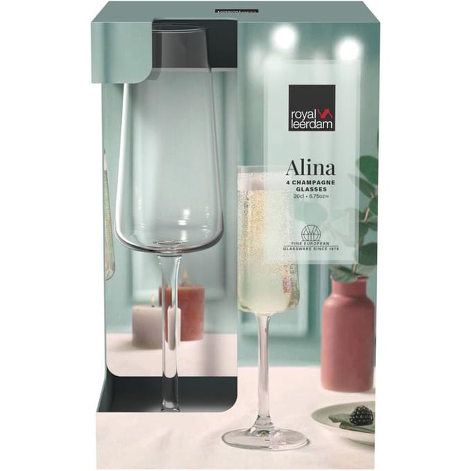 Champagneglas alina 20CL set 4