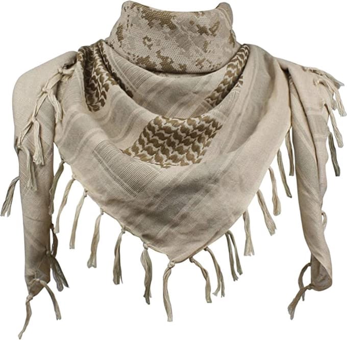 Achilles® Desert Camo Shemagh - Keffiyeh - Arafat PLO sjaal - Woestijn Shemagh Sjaal