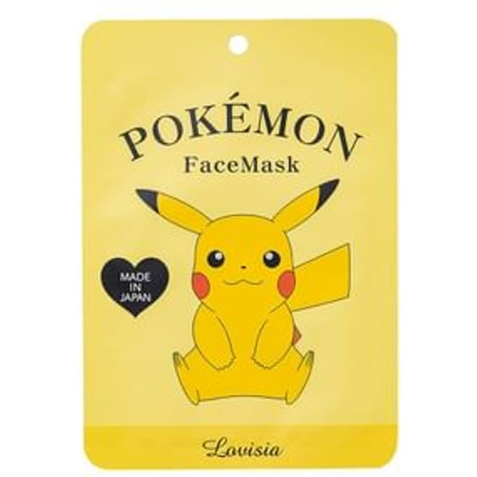 Lovisia - Pokemon Face Mask Pikachu Radiance Care - 1 pc