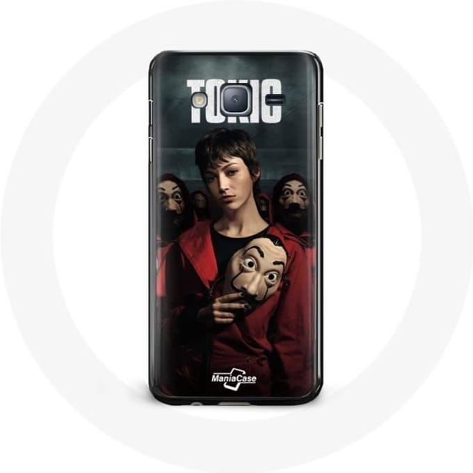 Case voor Samsung Galaxy j3 2016 plus La Casa De Papel Tokyo Masker