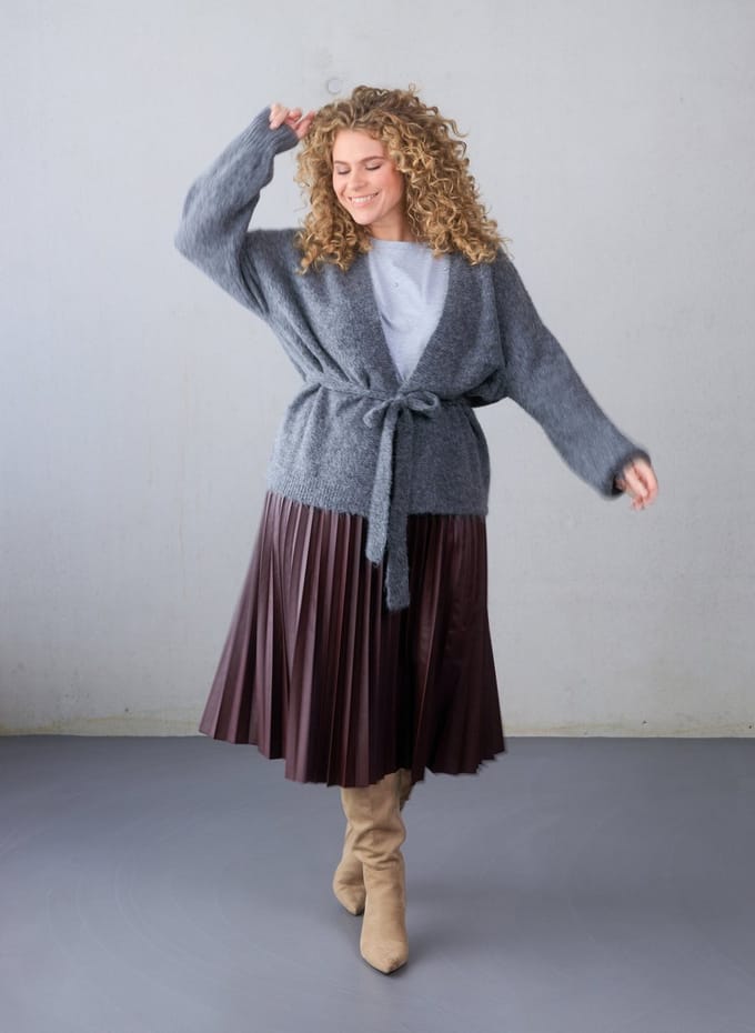 YEST CURVE Galadriel Cover ups - Dark Grey/Melange - maat 0(46)