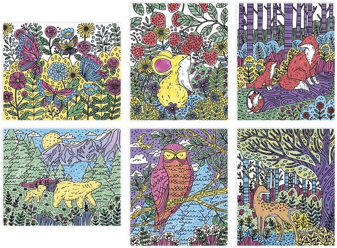 Janod - Les Ateliers Du Calme - Magisch schilderij het bos