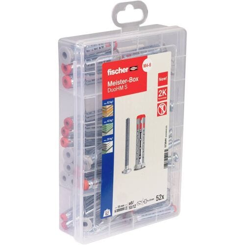 Fischer 573644 MeisterboX DuoHM TX Hollewandplug 55 mm 52 stuk(s)