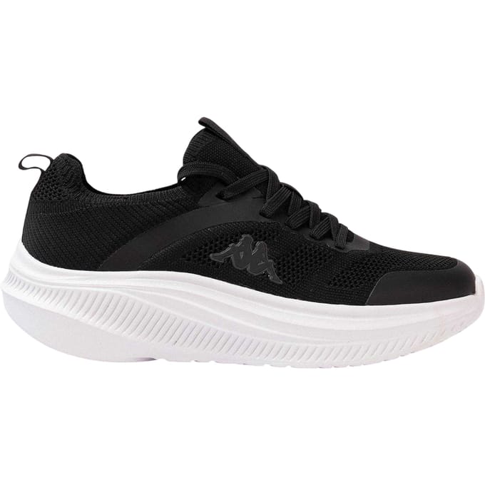 Kappa Heren Prati Gebreide Platform Trainers (Zwart, Wit)