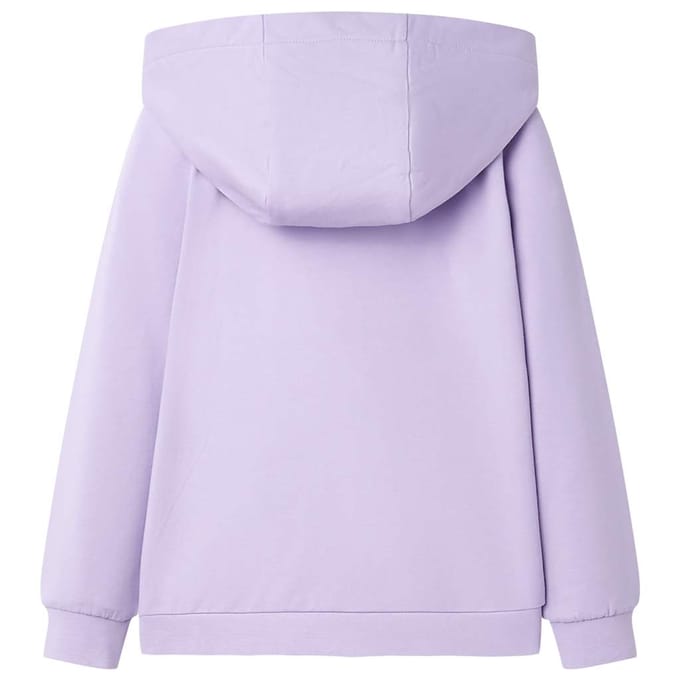 vidaXL Kindervest met capuchon 104 lila