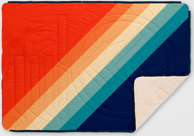 Voited Cloudtouch Pillow Blanket Rainbow