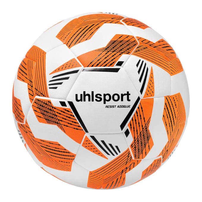 Uhlsport Resist Addglue (Size 4 + 5) Kunstgrasbal - Wit / Oranje | Maat: 5
