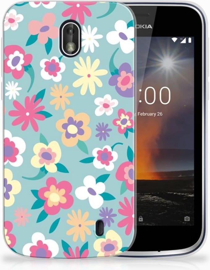 Nokia 1 TPU Case Flower Power