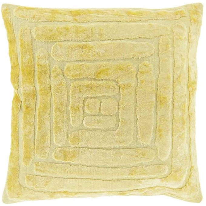 Unique Living - Sierkussen Vespa Lemon Yellow -45x45cm