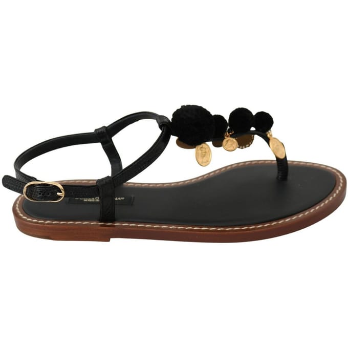 Dolce Gabbana Pompom Sandalen