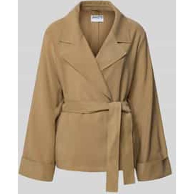 Trenchcoat van pure viscose
