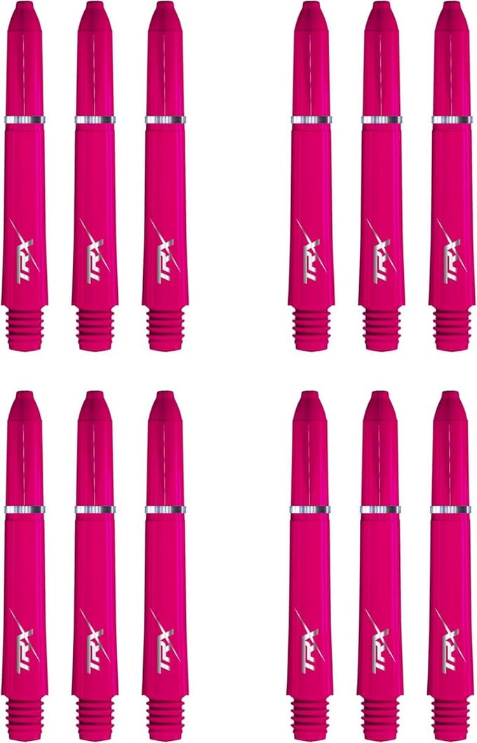 Dartpijlen Stems Set - Kort en Extra Kort met 12 Stuks in Diverse Lengtes