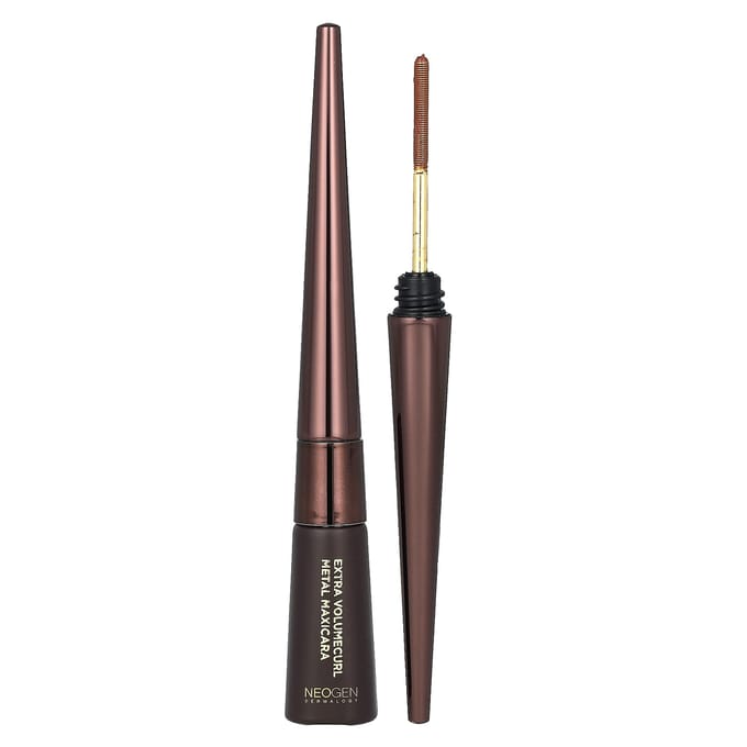 Mascara Métal Maxi Extra Volumineux, 02 Brun, 4 ml(0.13Fl Oz) black