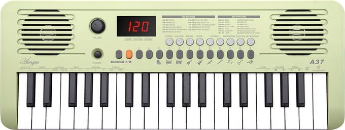Aengus Keyboard Piano Keyboard Kind met 37 Aanslaggevoelige toetsen - USB-C MIDI - Groen