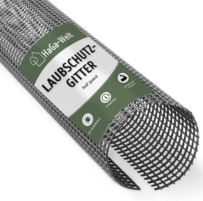 Dakgootbescherming - Bladvanger voor Dakgoten, 100 mm - 125 mm, 1 m, UV-bestendig