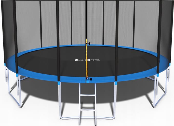 Viking Sports - Trampoline - met veiligheidsnet - 465 cm - blauw
