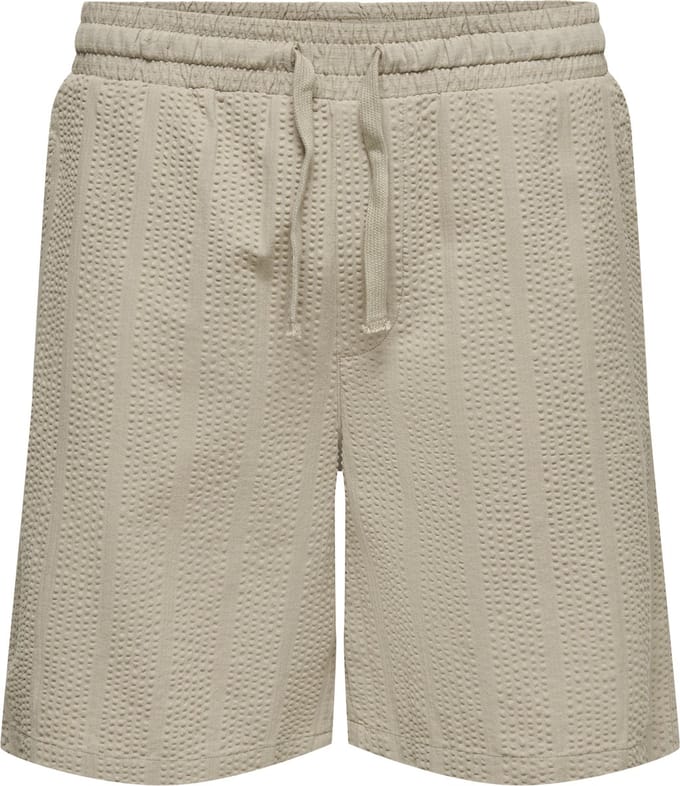 ONLY&SONS - ONSCRUZ SEERSUCKER JOGGER SHORTS - Heren - Bermuda shorts