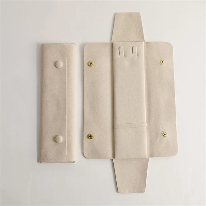 Microvezel Ketting Opbergtas Armband Tas Draagbare Sieraden Organizer Tas Dames Veelzijdig